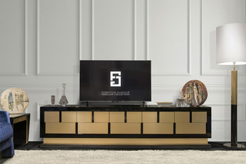 MUZIO - Wooden TV cabinet with drawers by formitalia luxury group - view 3